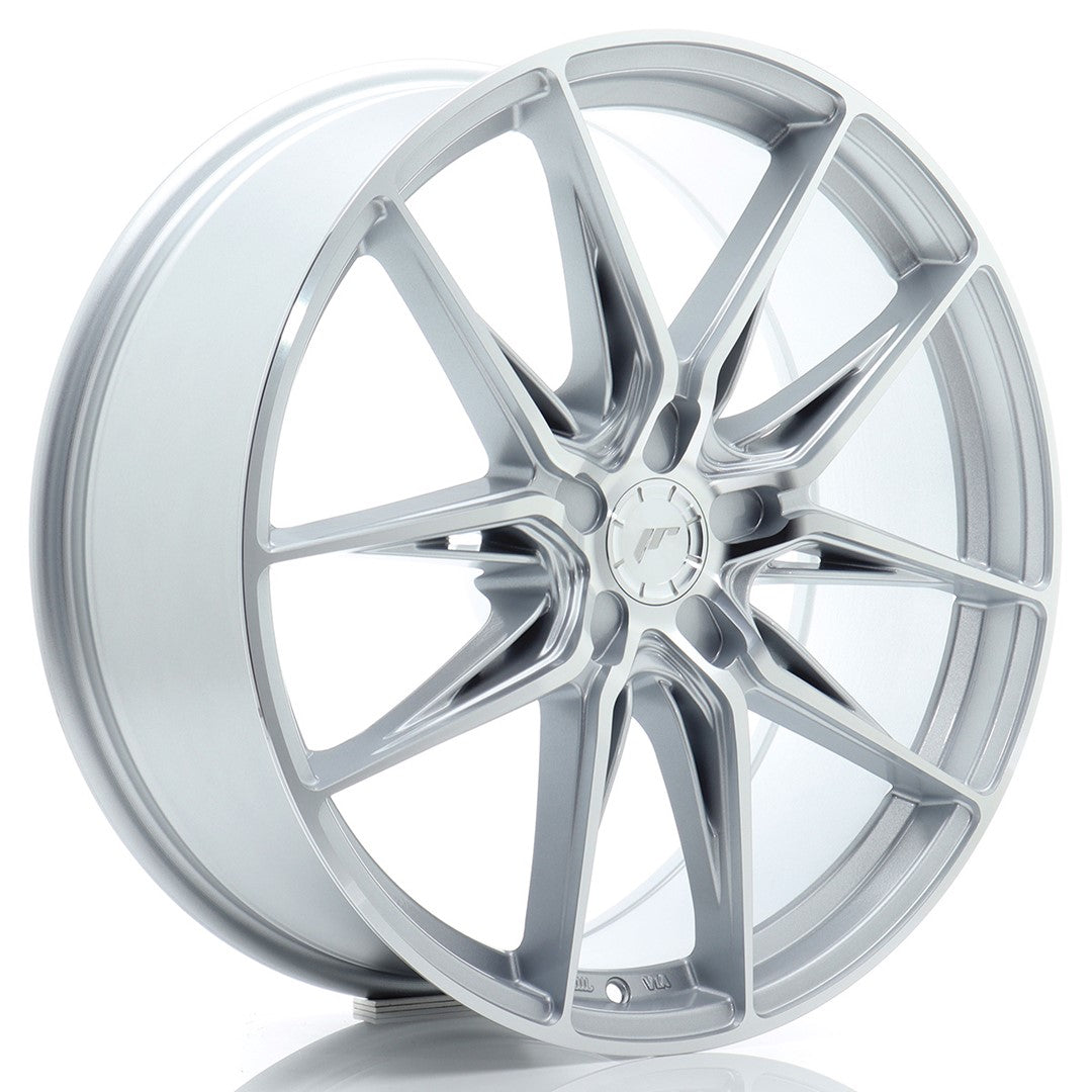 Japan Racing JR-44 20x8" (5 hole custom PCD) ET20-40, Machined Silver