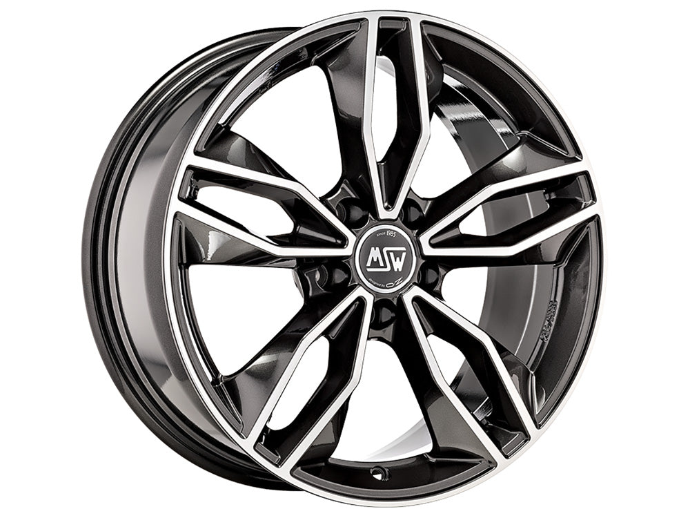 MSW 71 19x8.5" 5x108 ET45, Gloss Dark Grey Full Polished