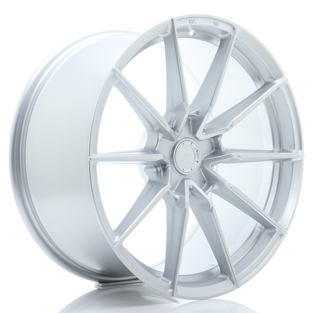 Japan Racing SL-02 Super Light 19x10" (5 hole custom PCD) ET20-51, Machined Silver
