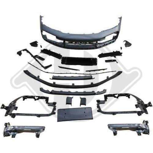 Paraurti anteriore PORSCHE 911 992 19- TURBO LOOK