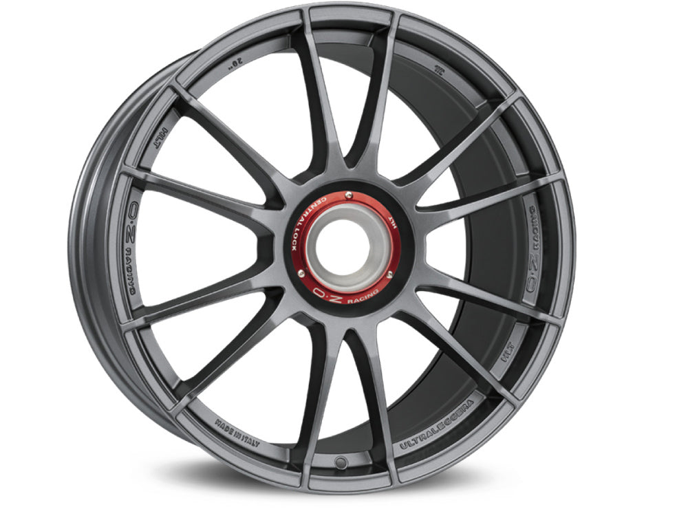 OZ Ultraleggera HLT 19x12" Ecrou Central ET63, Flat Graphite Silver
