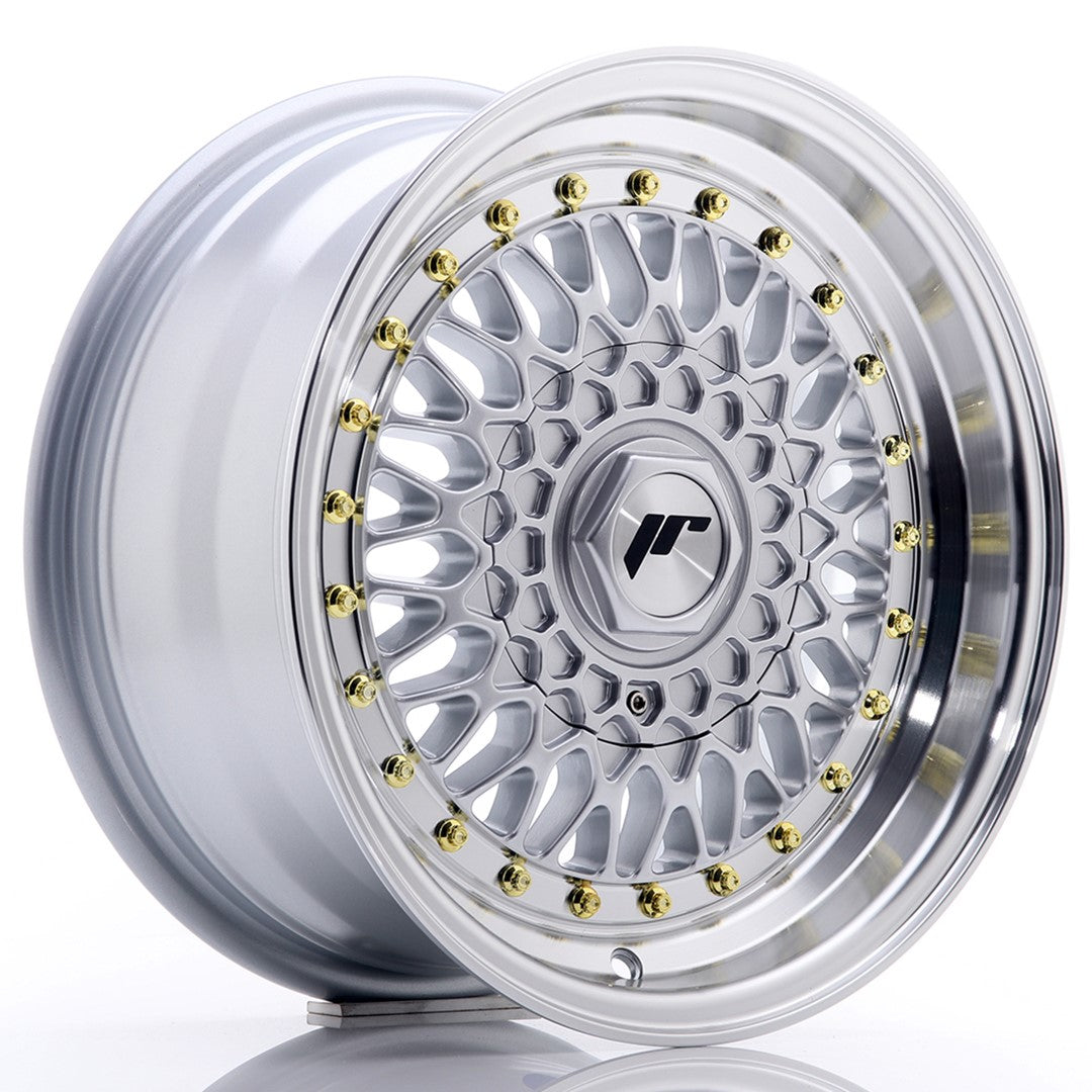 Japan Racing JR-9 15x7" (4 & 5 hole custom PCD) ET20, Hyper Silver