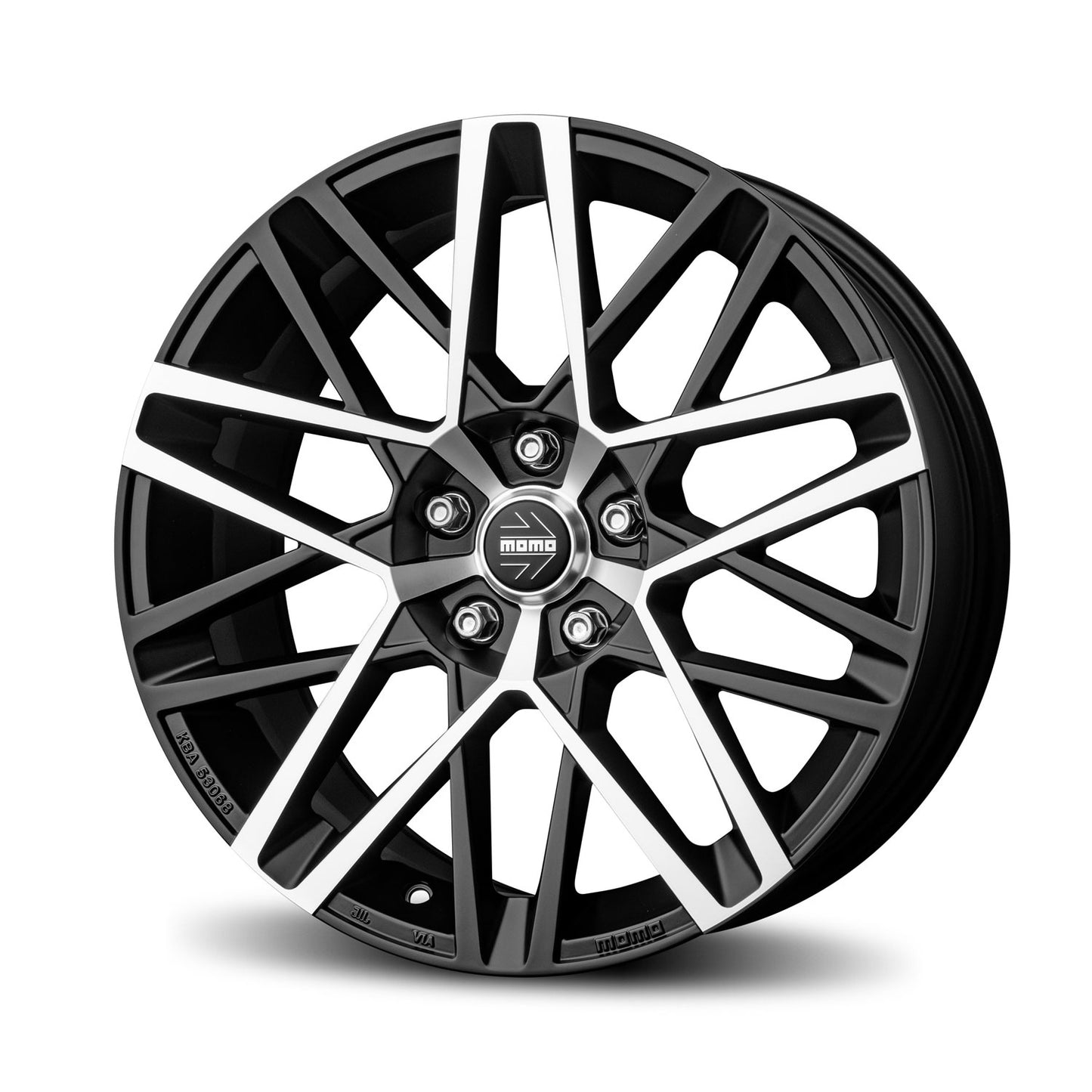 Momo Avenger 18x8" 5x114.3 ET40, Matt Black Polished