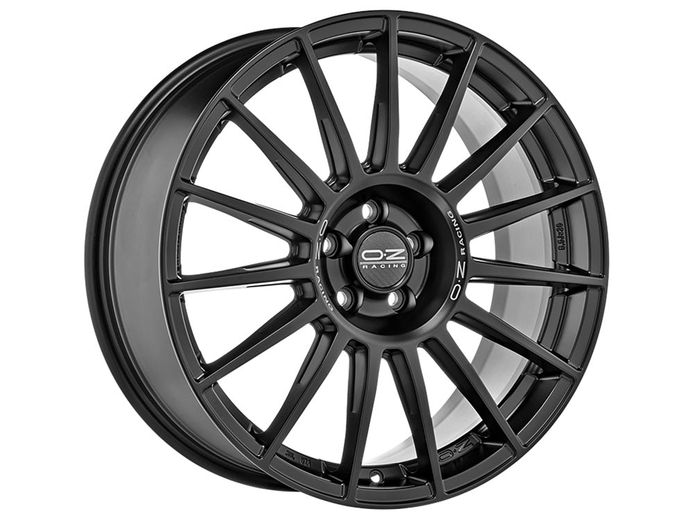 OZ Superturismo Dakar 21x9" 5x114.3 ET38, Flat Black, Silver Lettering