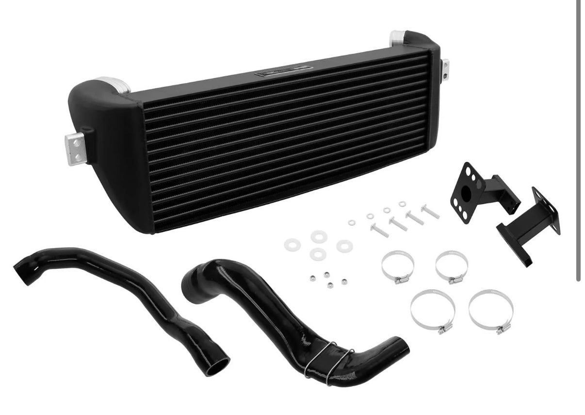 Intercooler frontale maggiorato con tubazione per Fiat 500 Abarth