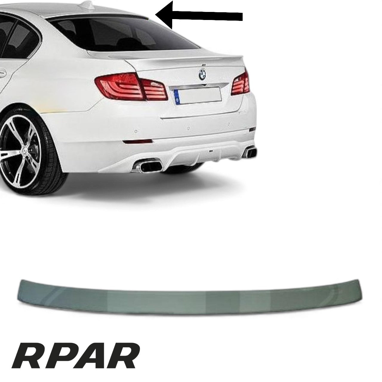 Spoiler posteriore PER LUNOTTO BMW Serie 5 F10 2010-2017 ABS