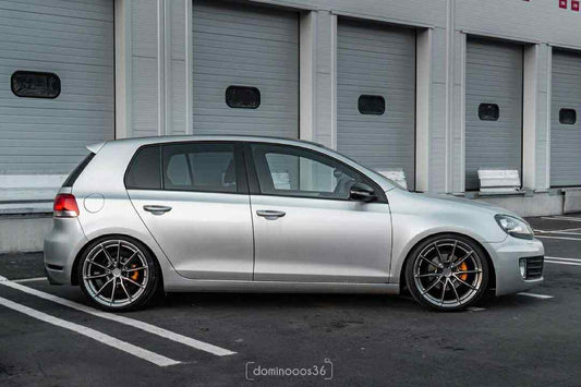 4 cerchi in lega JAPAN RACING JR37 VW Golf 6 7 6R 7R GTI GTD Seat Leon 5F Cupra 17x8 et40