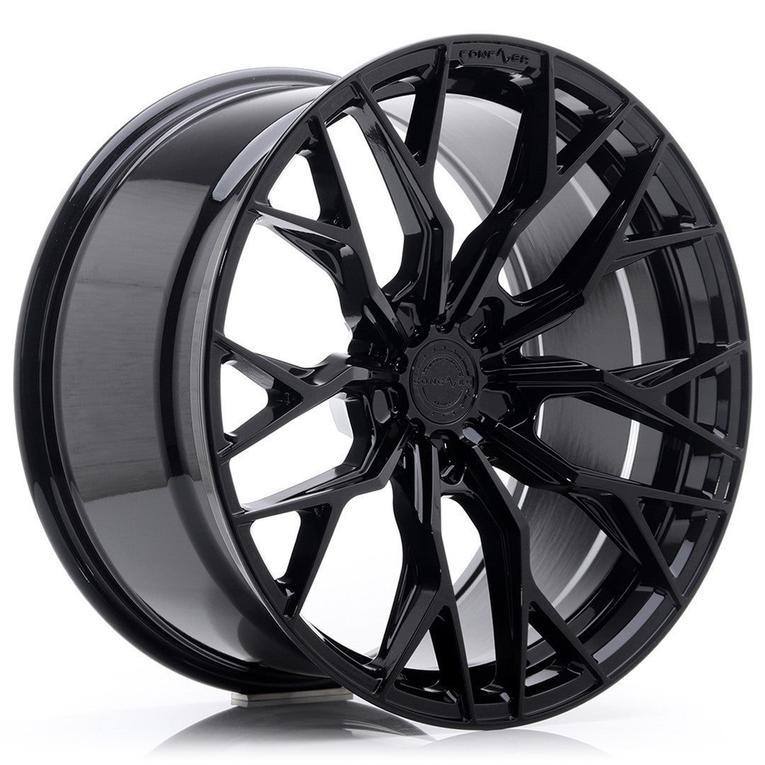 Concaver CVR1 22x11.5" (5 hole custom PCD) ET17-61, Platinum Black