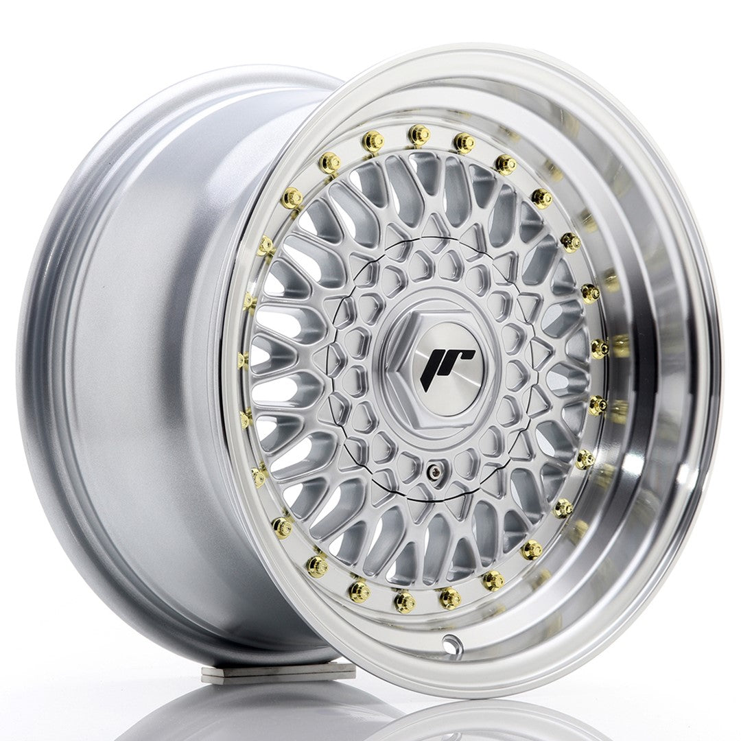 Japan Racing JR-9 15x8" (4 & 5 hole custom PCD) ET20, Silver