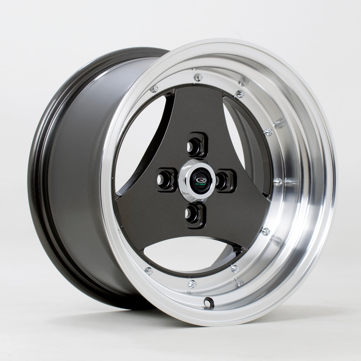 Rota Triad 15x8" 4x100 ET0, Gunmetal