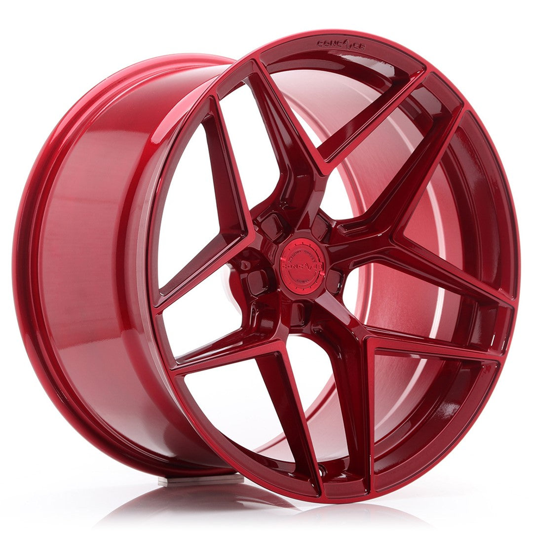 Concaver CVR2 20x11" (5 hole custom PCD) ET30-30, Candy Red