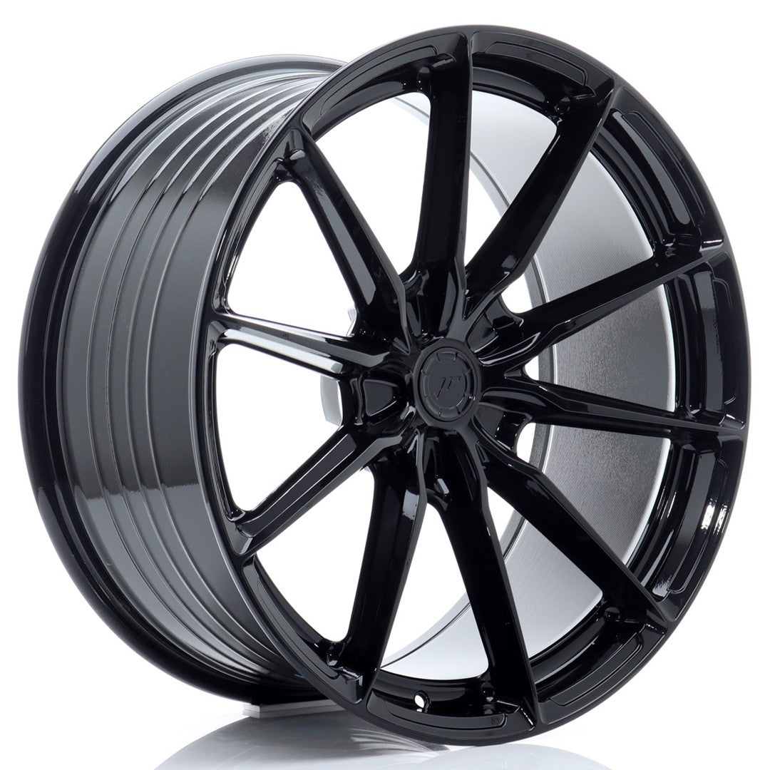 Japan Racing JR-37 Extreme Concave 21x10.5" (5 hole custom PCD) ET10-46, Gloss Black