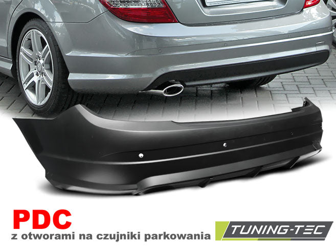 PARAURTI POSTERIORE AMG STYLE MERCEDES W204 2007 - 2010 SEDAN
