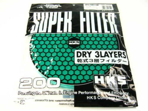 HKS Super Power Flow Replacement Filter (200mm, Green)