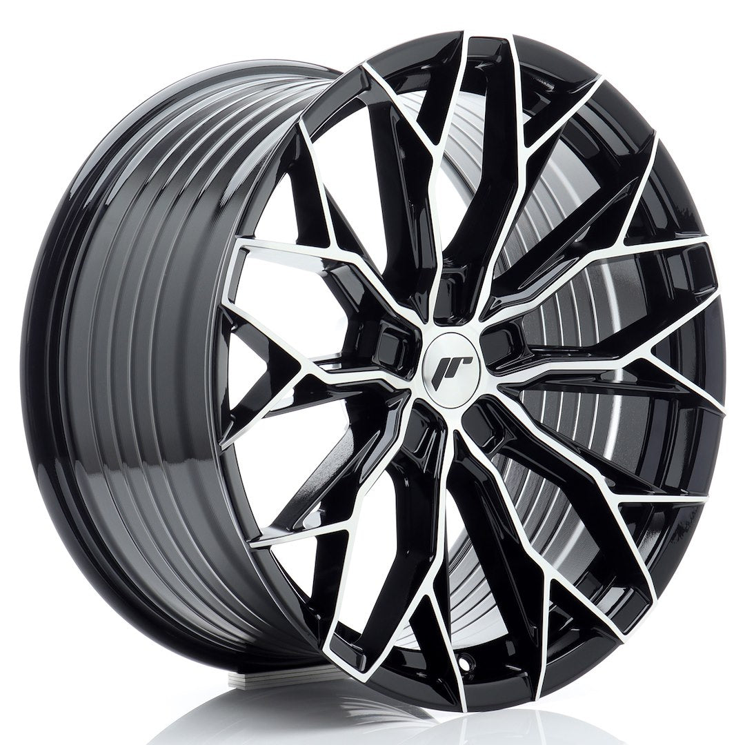 Japan Racing JR-49 19x9.5" (5 hole custom PCD) ET20-45, Machined Black