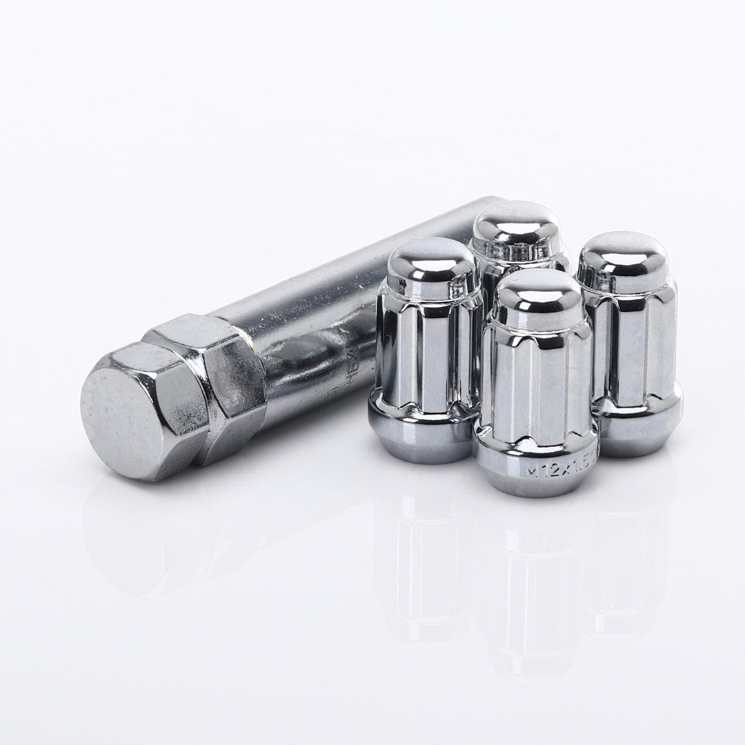 Locking Nuts JR ATN1 Chrome - Anti-theft M12x1.5 (Set of 4)