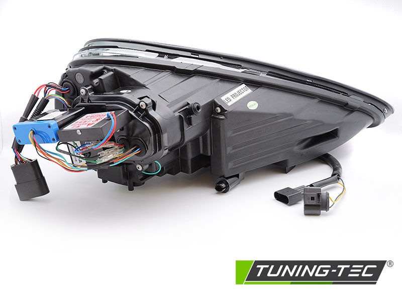 FARI FANALI ANTERIORI LED HEADLIGHTS DRL BLACK PORSCHE CAYENNE 10-15