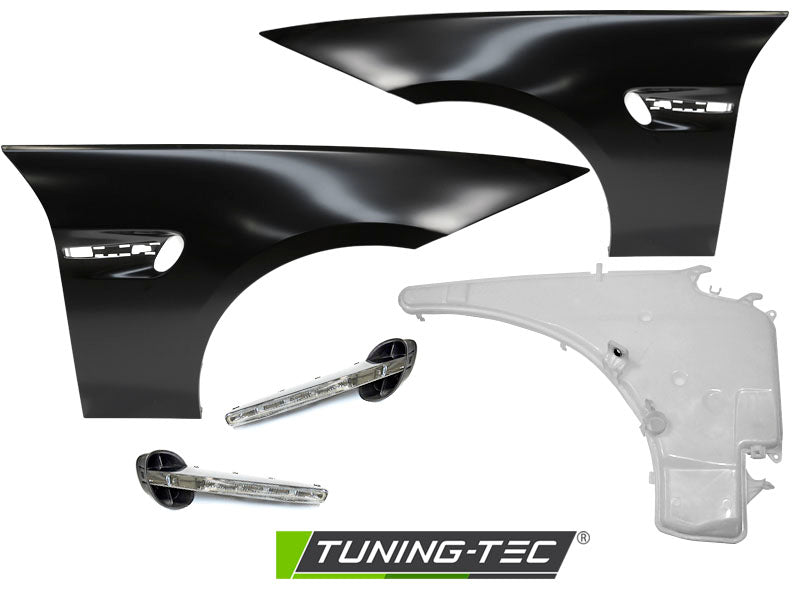 COPPIA PARAFANGHI ANTERIORI M3 LOOK BMW E90 E91 2005 - 2011