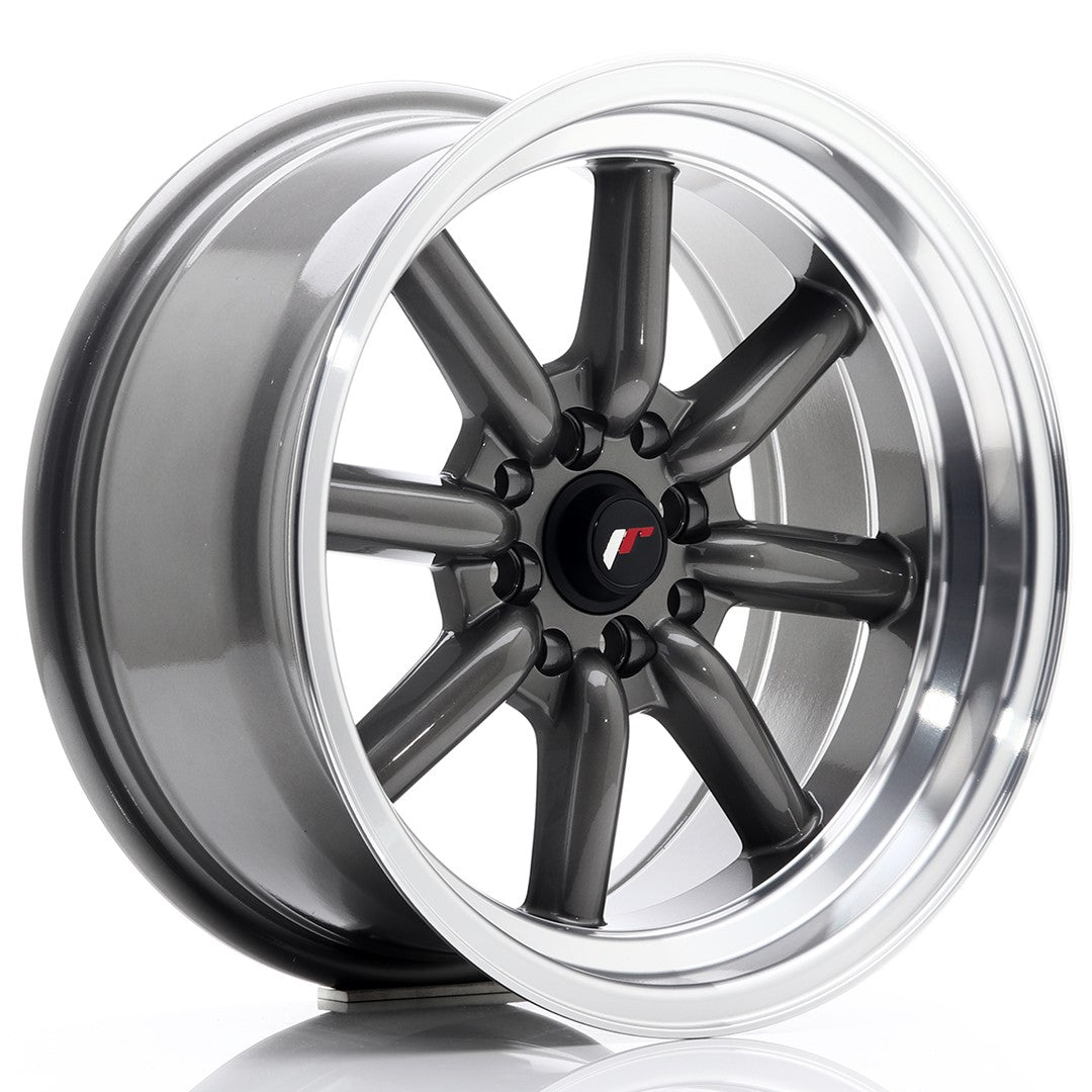 Japan Racing JR-19 16x8" (4 & 5 hole custom PCD) ET-20-0, Gunmetal