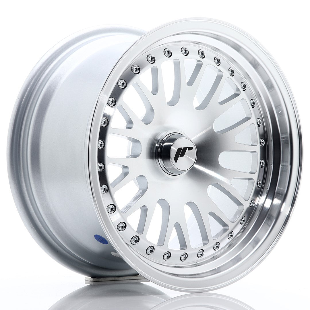 Japan Racing JR-10 15x8" (4 & 5 hole custom PCD) ET20, Machined Silver