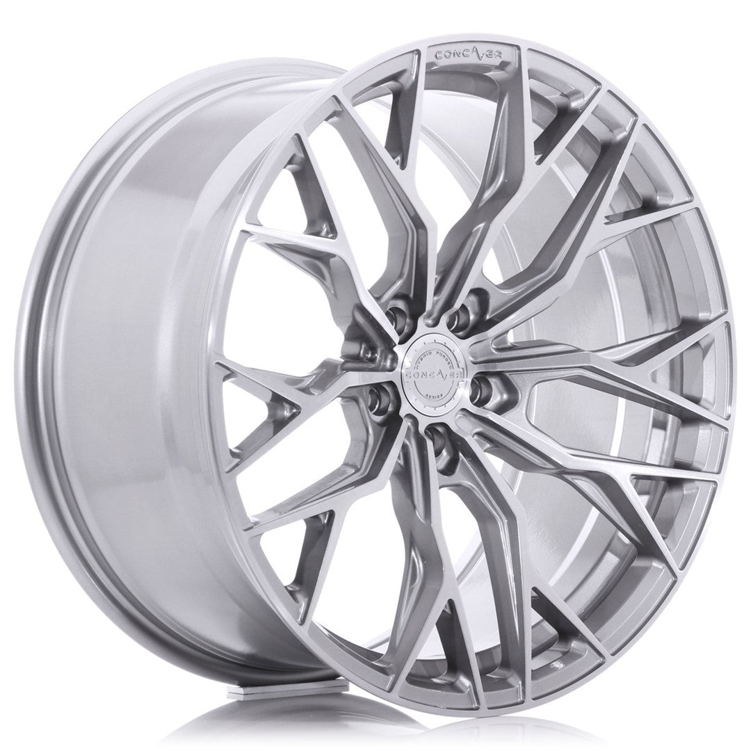 Concaver CVR1 20x9.5" (5 hole custom PCD) ET22-40, Brushed Titanium