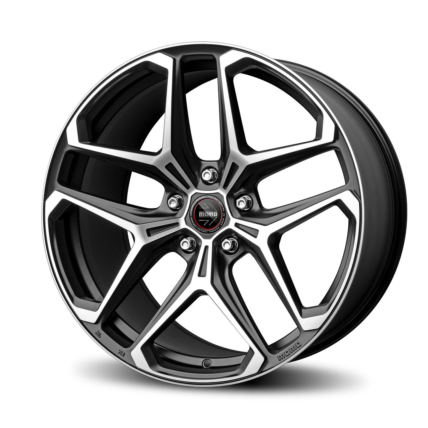 Momo RF-04 21x9" 5x112 ET25, Flat Black, Machined Spokes