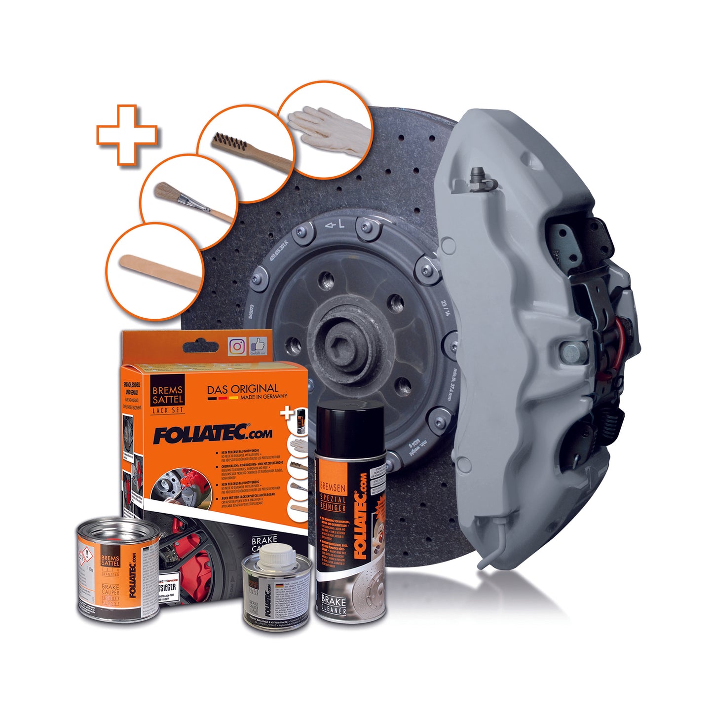Foliatec Circuit Grey Brake Caliper Paint
