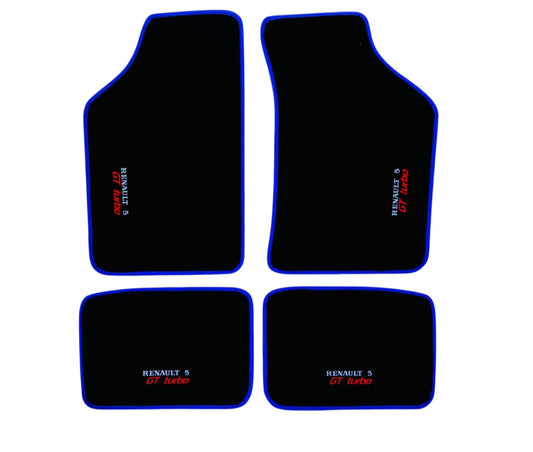tappeti tappetini auto Renault 5 Gt Turbo qualsiasi Colore Realizzabile.