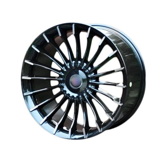 4 cerchi replica alpina 19 doppia misura bmw 5x120 8,5et25 9.5et39