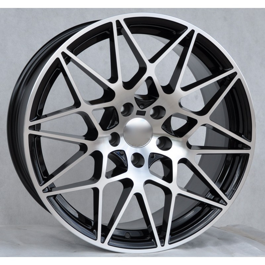 4 cerchi replica M666 19 doppia misura bmw 5x120 8,5et35 9.5et40