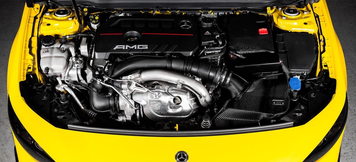 Kit aspirazione diretta in carbonio Eventuri Mercedes A35 AMG, GLA35, GLB35, A250