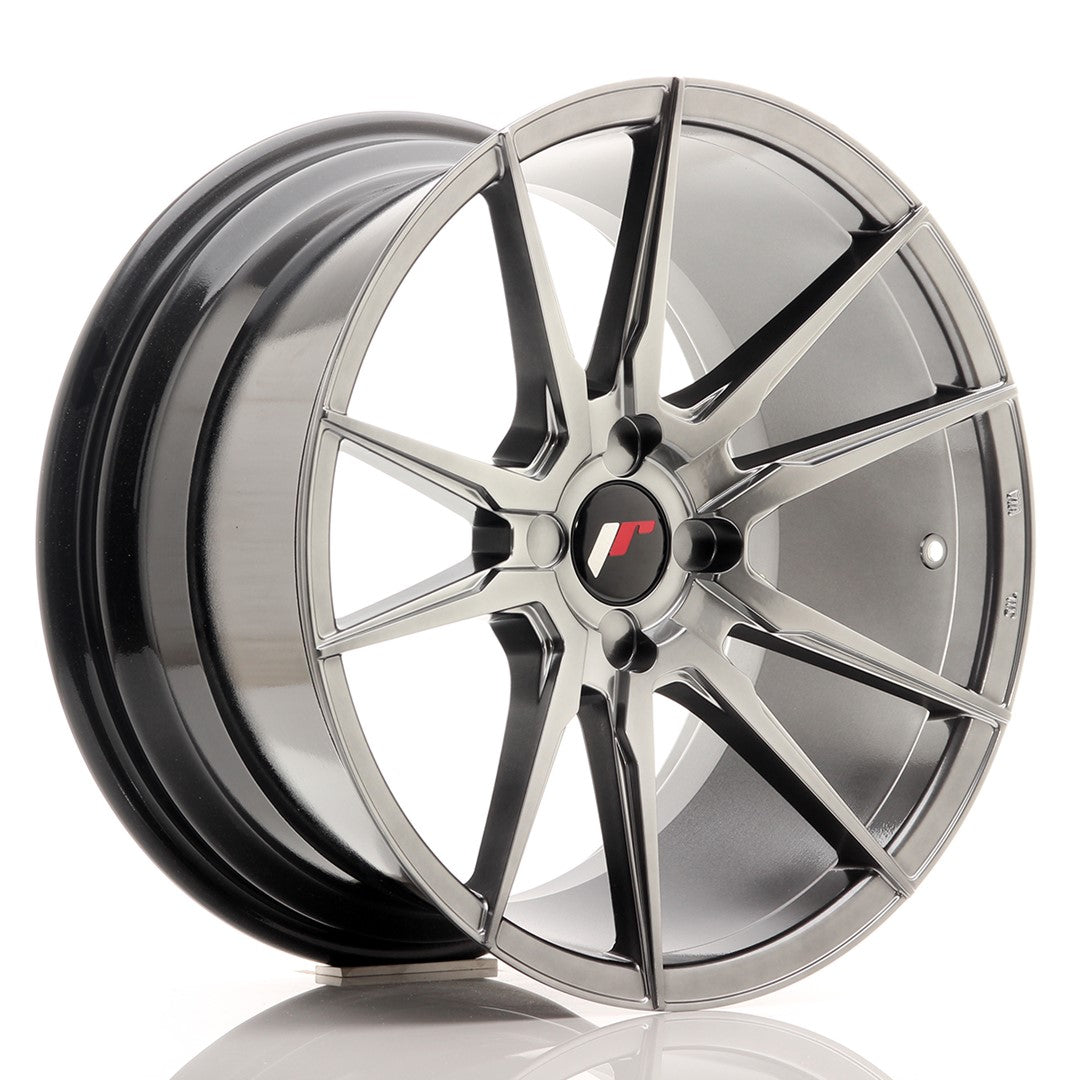 Japan Racing JR-21 Extreme Concave 18x9.5" (4 hole custom PCD) ET30-40, Hyper Black