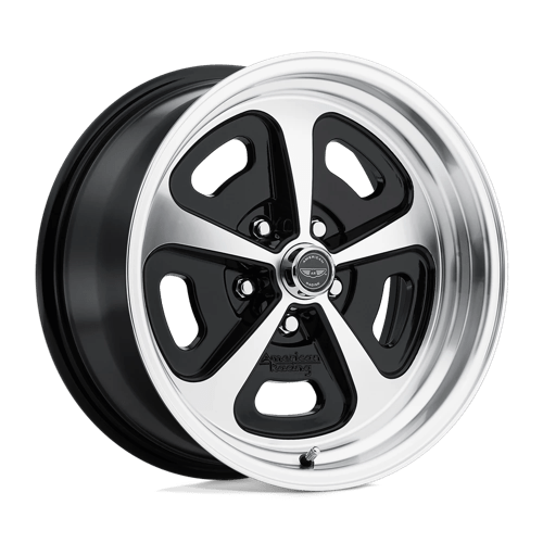 American Racing Vintage VN501 500 Mono Cast 15.0x8" 5x114.3 ET00, Gloss Black Machined