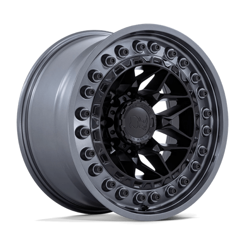 Black Rhino Alpha 20x10" 6x139.7 ET-18, Matte Black, Gunmetal Lip