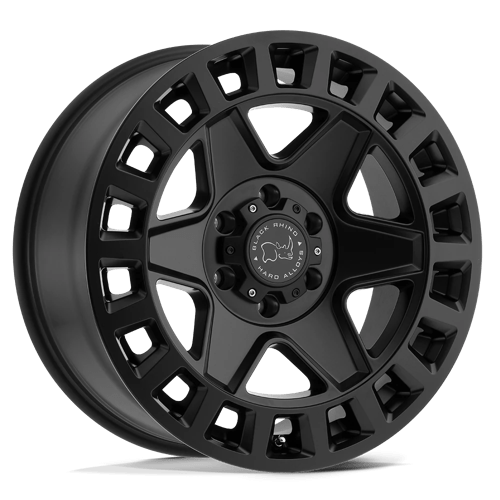 Black Rhino York 17x8 6x130 ET52, Flat Black