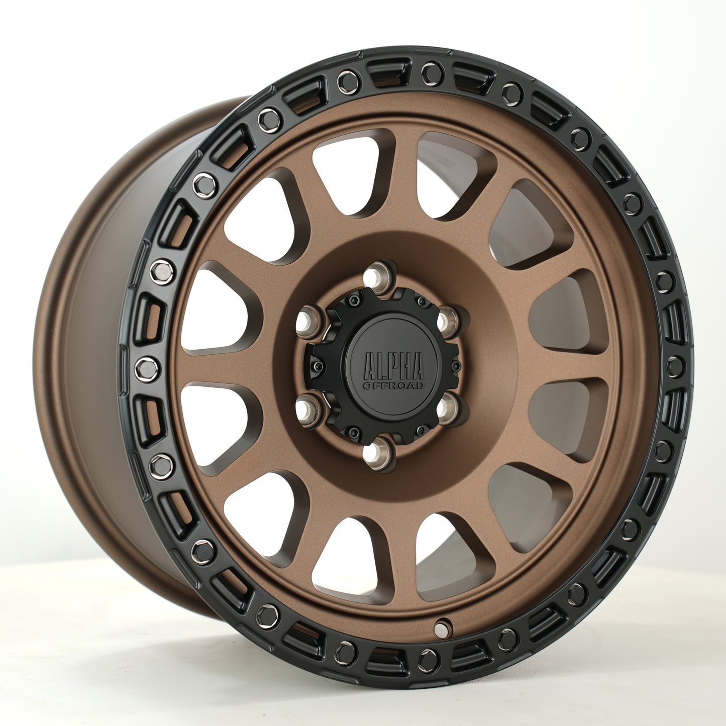 Rota Brawler 17x9" 6x139.7 ET15, Bronze, Black Lip
