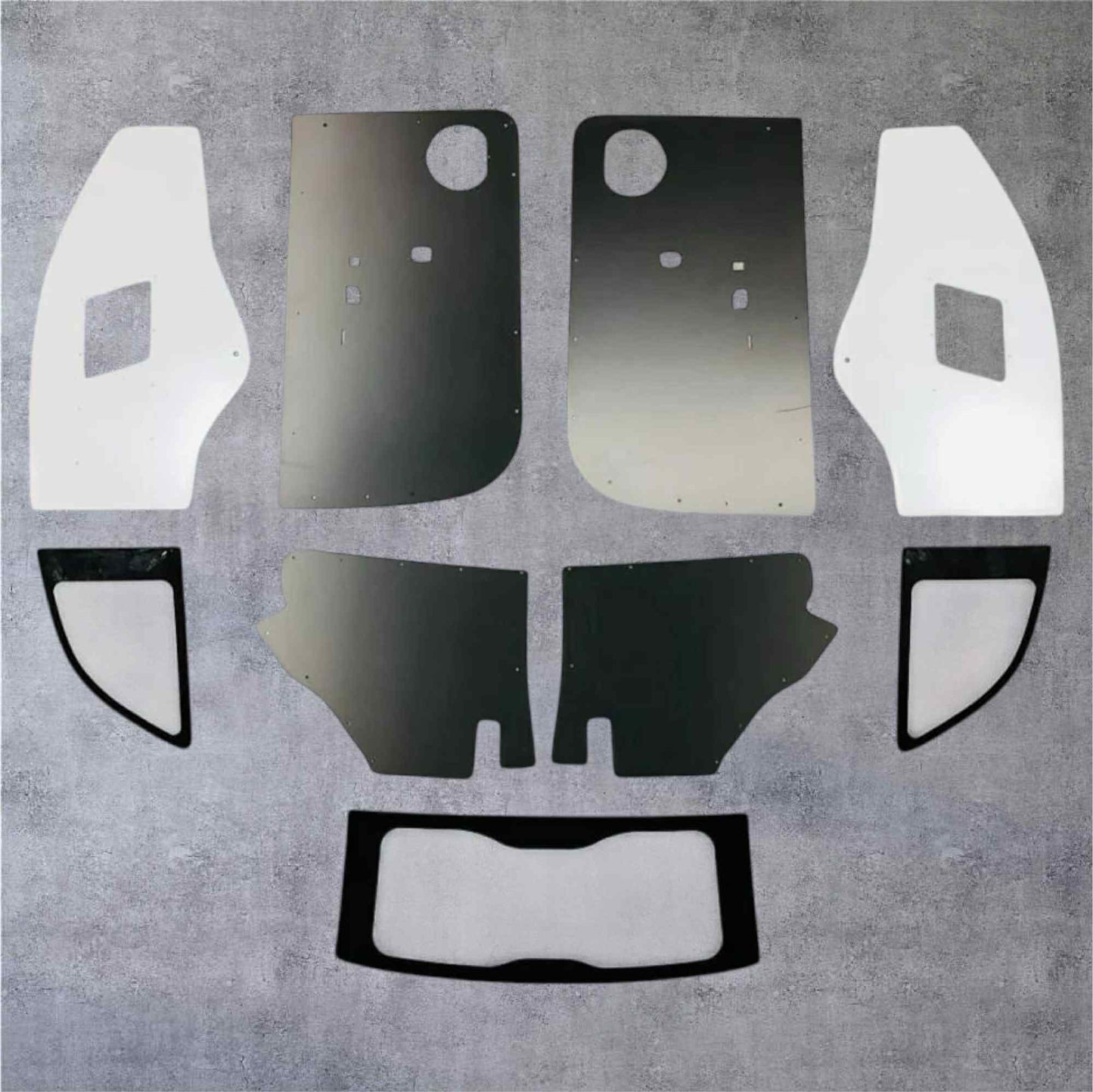 Kit vetri policarbonato e pannelli pista alleggeriti Abarth 500/595/695