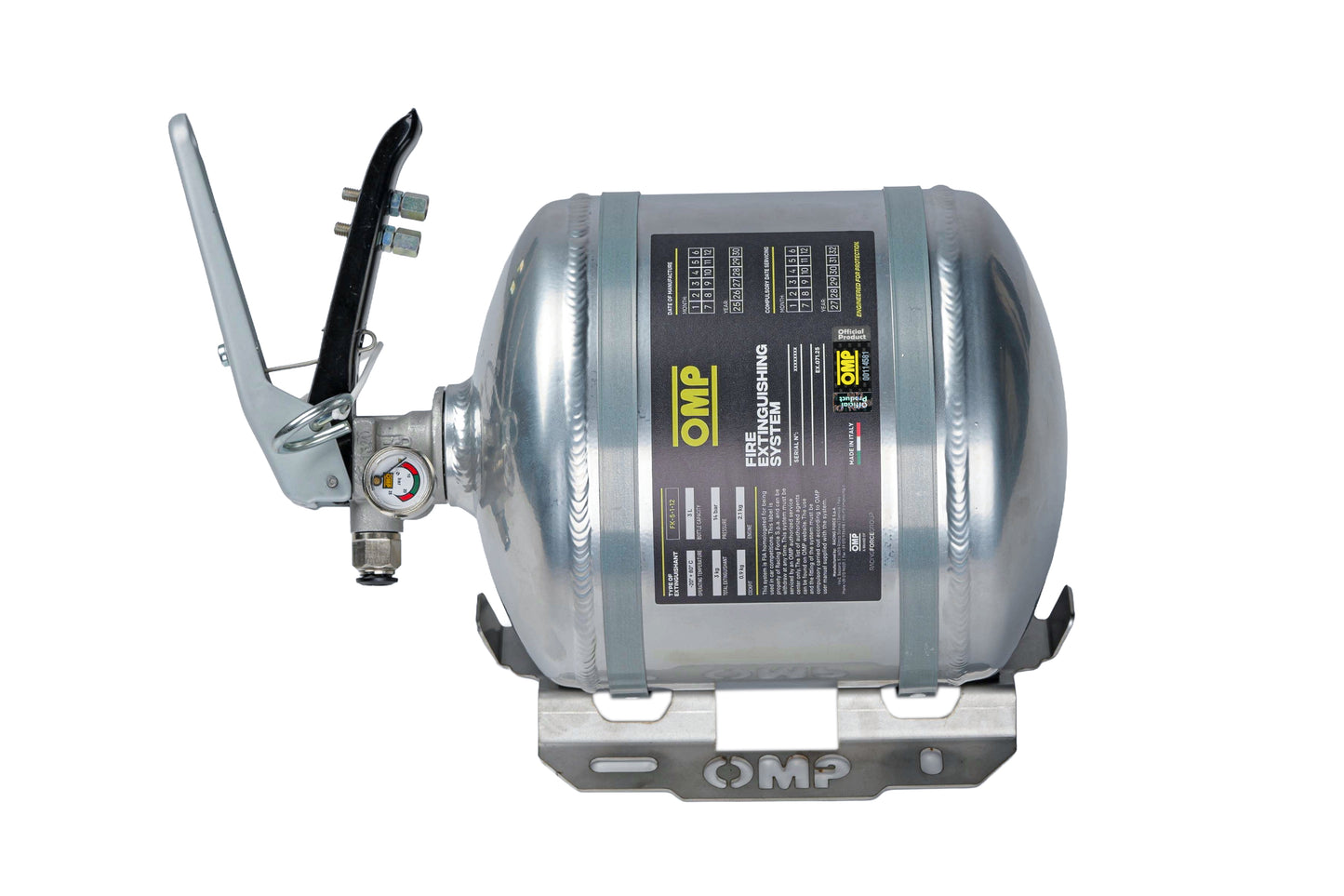 OMP Extinguishing System, CMSAL6, 3 kg (FIA) - Manually Activated