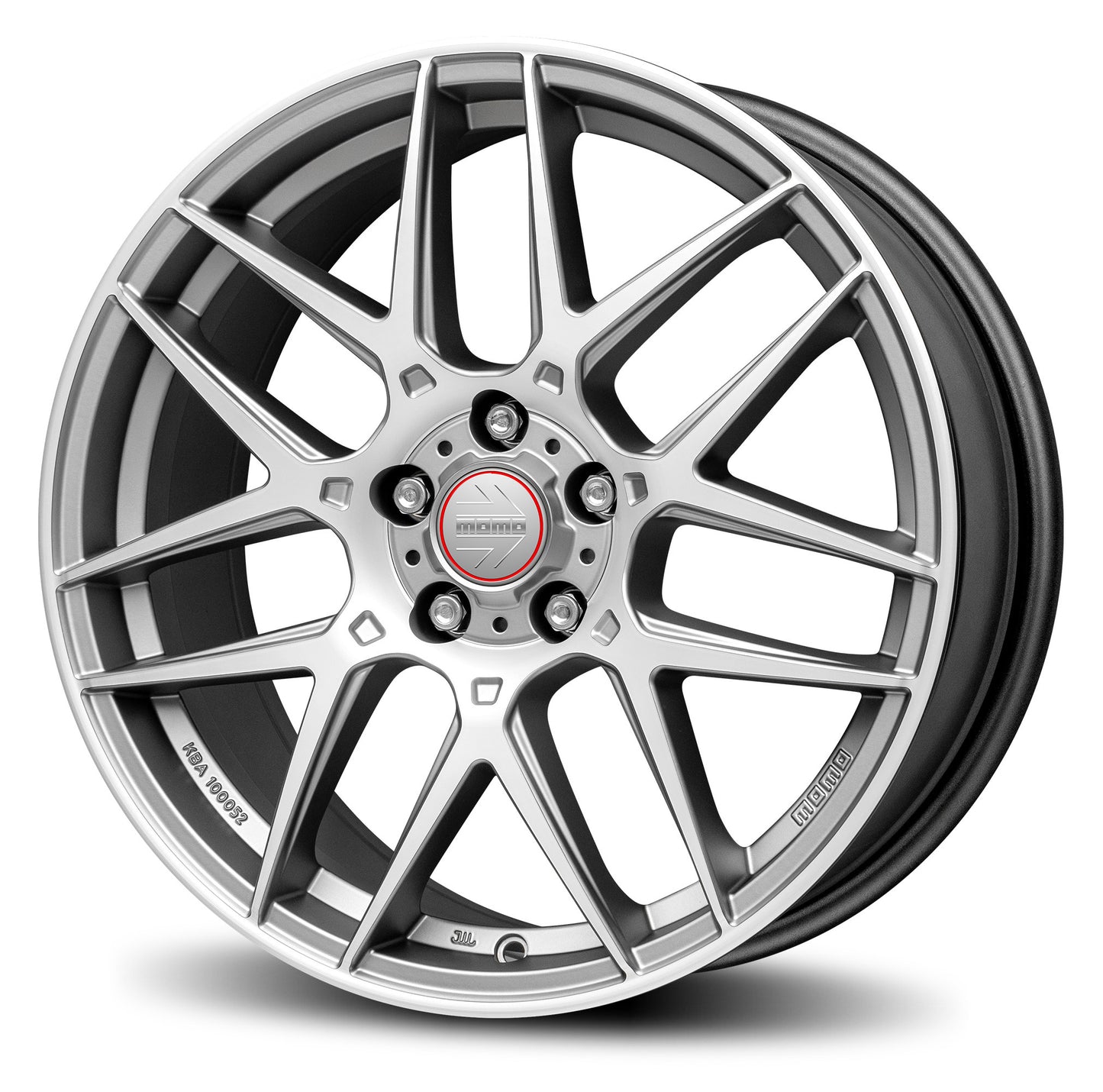 Momo Competizione 19x8" 5x112 ET30, Titan & Silver Polished