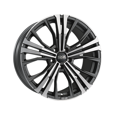 OZ Cortina 20x9.5" 5x112 ET52, Matt Dark Graphite