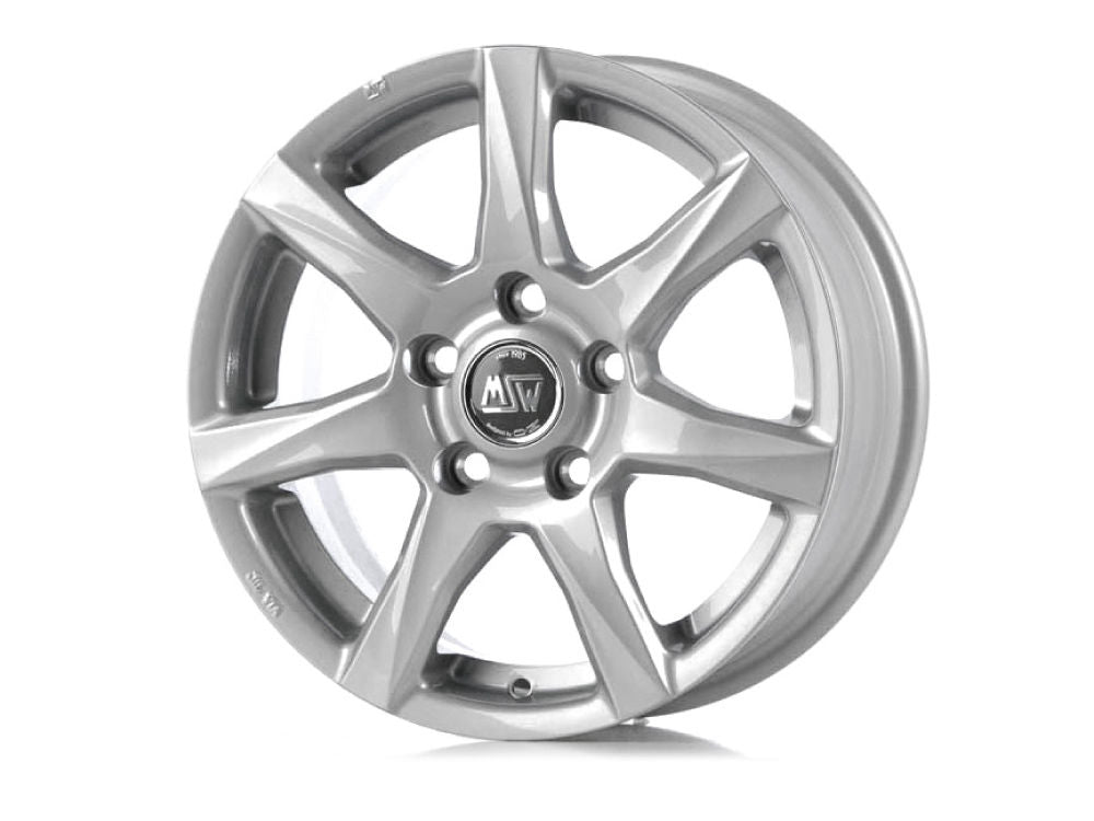 MSW 77 17x7.5" 5x112 ET35, Full Silver
