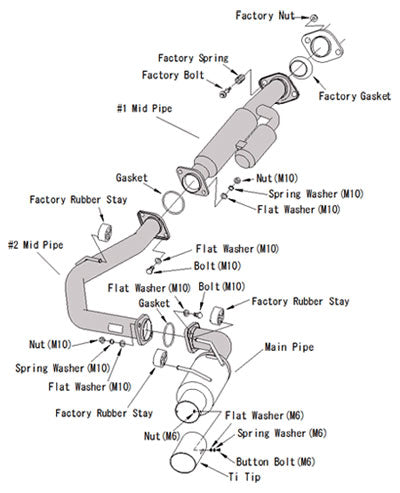 HKS "Hi-Power Single" Catback for Subaru BRZ
