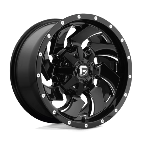 Fuel D574 Cleaver 20x12" 5x114.3/127 ET-44, Gloss Black Milled