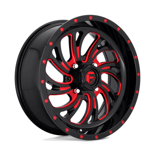 Fuel D642 Kompressor 18x7" 4x156 ET13, Gloss Black & Red