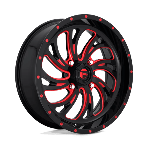 Fuel D642 Kompressor 20x7" 4x156 ET13, Gloss Black & Red