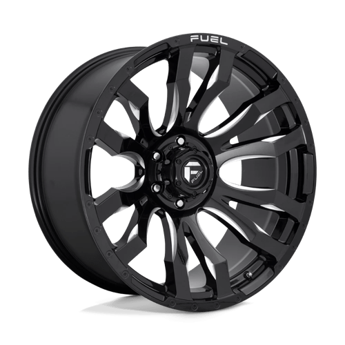 Fuel D673 Blitz 22x10" 6x139.7 ET-18, Gloss Black Milled