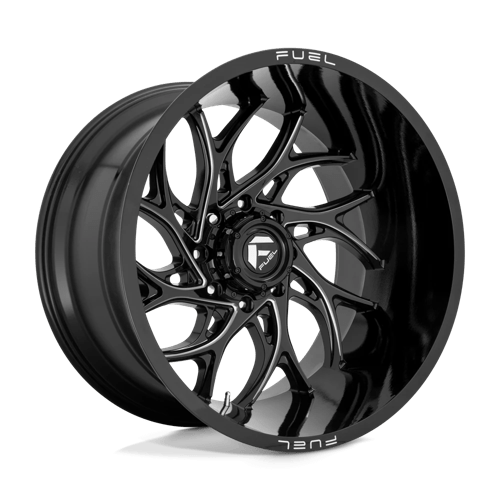 Fuel D741 Runner 22x12 6x135 ET-44, Gloss Black Milled