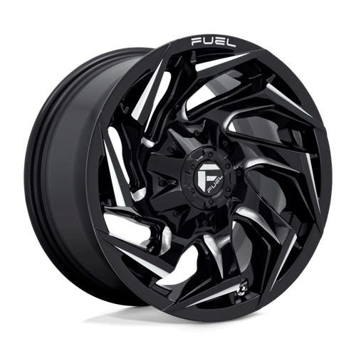 Fuel D753 Reaction 22x10 6x135/139.7 ET-18, Gloss Black Milled