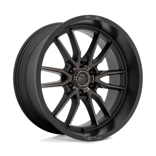 Fuel D762 Clash 22x10" 6x139.7 ET-18, Flat Black Double Dark Tint