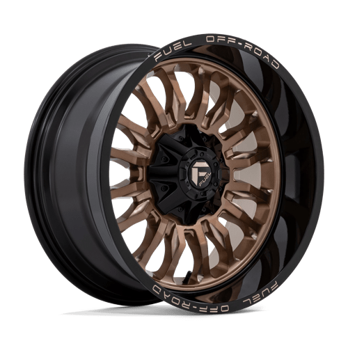 Fuel D797 Arc 20x10" 6x135/139.7 ET-18, Platinum Bronze, Black Lip
